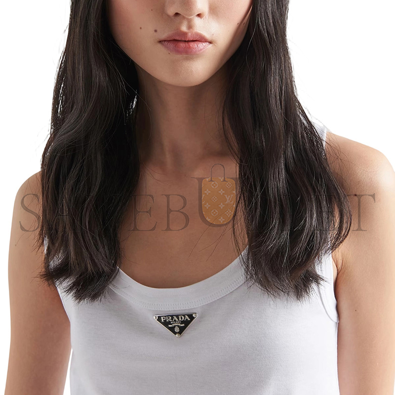 PRADA JERSEY CROPPED TOP 39546C